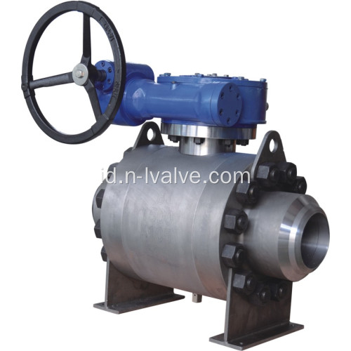 Segel Logam Trunnion Ball Valve